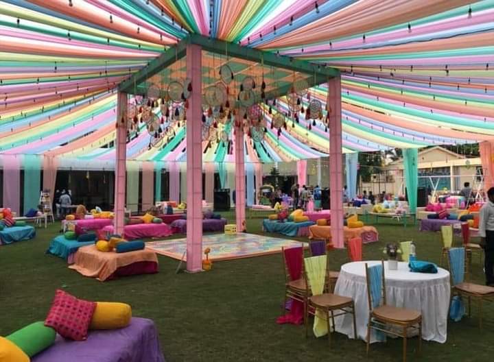 intimate celebration décor with soft lighting and floral accents by Alvi Events & Catering in Lahore (42)