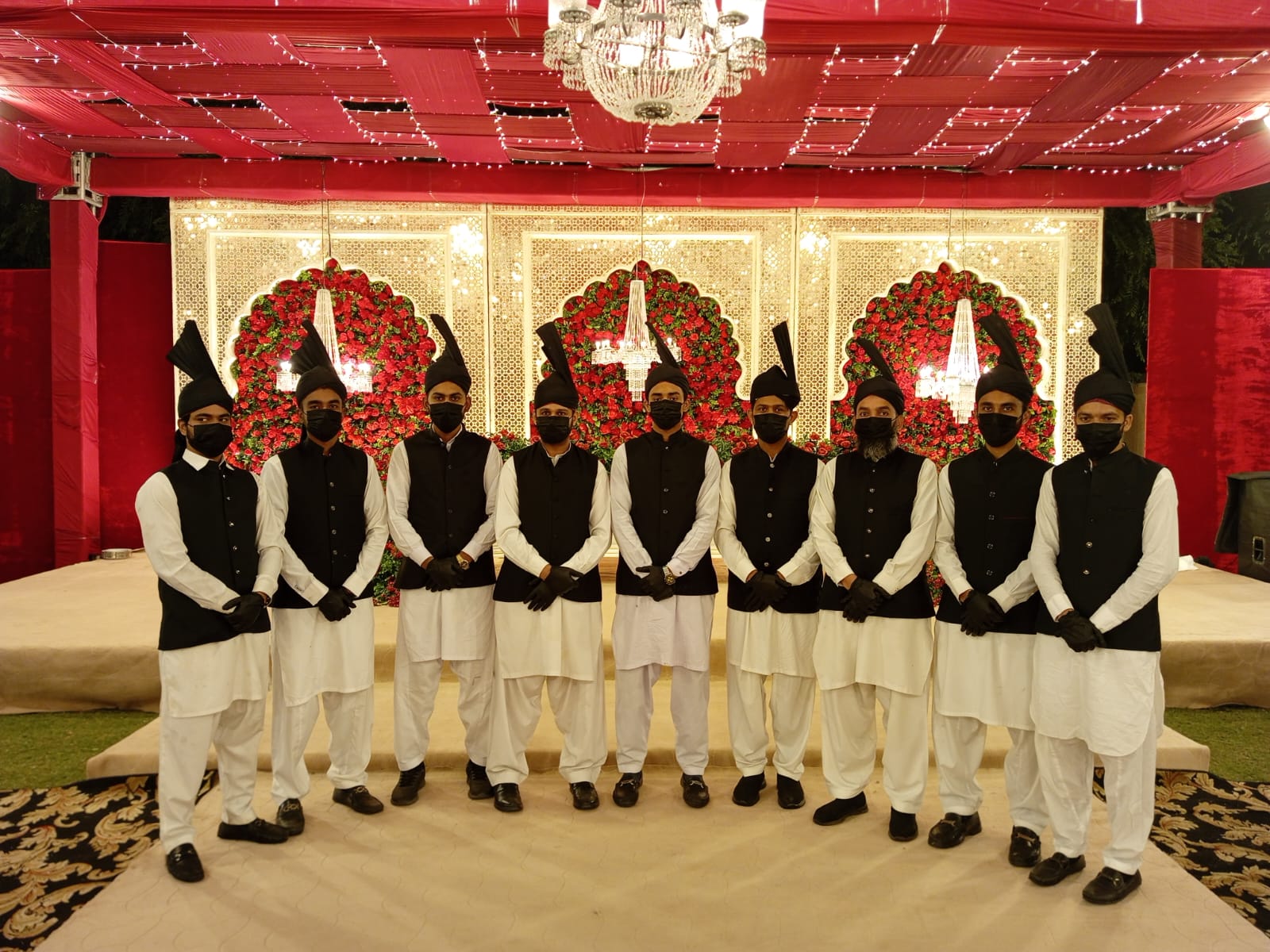 backyard celebration setup with décor, lighting, and guest seating by Alvi Events & Catering in Lahore (30)